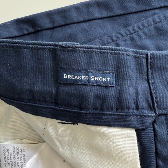 Vineyard Vines Breaker American Flag Whale Shorts Sz 32 Deep Cobalt Blue 9” Casu - Picture 8 of 9